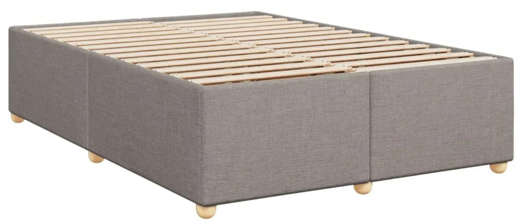 ΚΡΕΒΑΤΙ BOXSPRING ΜΕ ΣΤΡΩΜΑ TAUPE 140X200 ΕΚ. ΥΦΑΣΜΑΤΙΝΟ 3286707