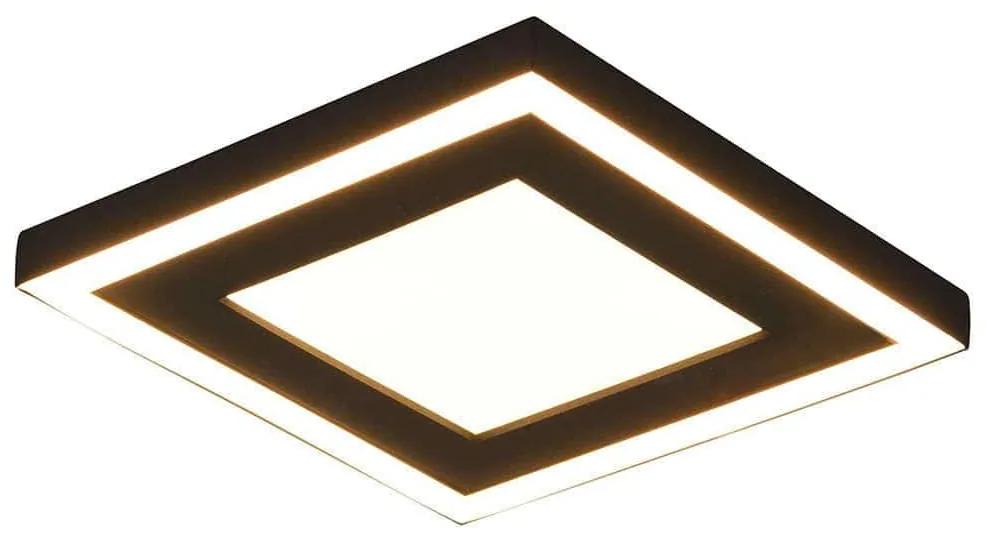 Φωτιστικό Οροφής - Πλαφονιέρα Carus R67212032 20x20x3cm Led 1250Lm 10W Black RL Lighting