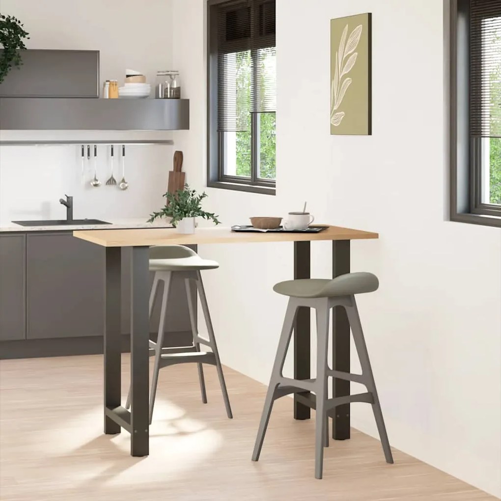 vidaXL Πόδια Τραπεζιού Μπαρ 2 τεμ. Ανθρακί 60x(100-101) εκ. Ατσάλι