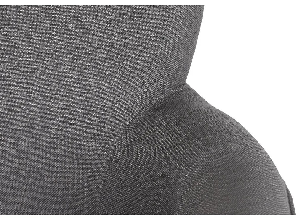 Πολυθρόνα DKD Home Decor Έλατο πολυεστέρας Σκούρο γκρίζο (66 x 70 x 88 cm)