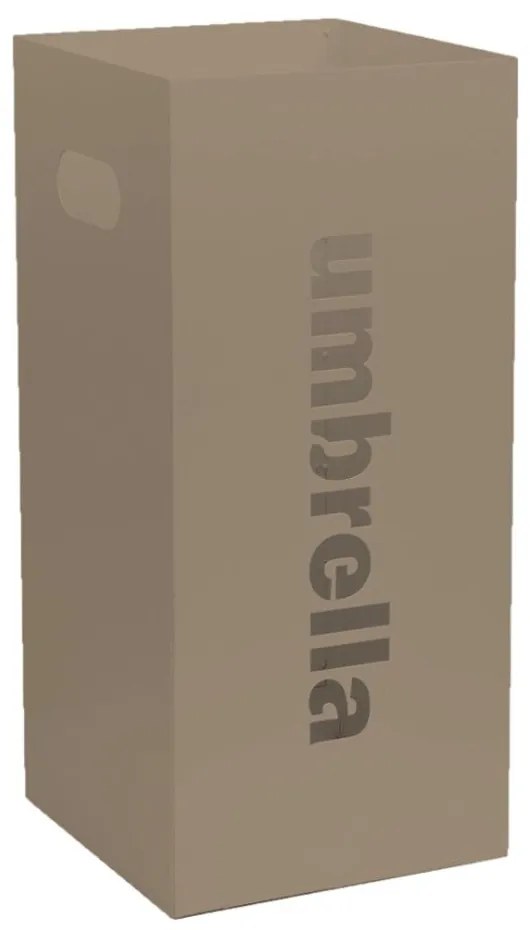 Ομπρελοθήκη Τετράγωνη 24-103 22x22x50cm Matte Beige Pam&amp;Co Stainless Steel