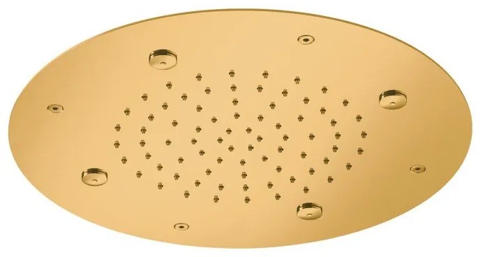 Almar Gold Brushed PVD Κεφαλή εντοιχισμού οροφής 2 ροών