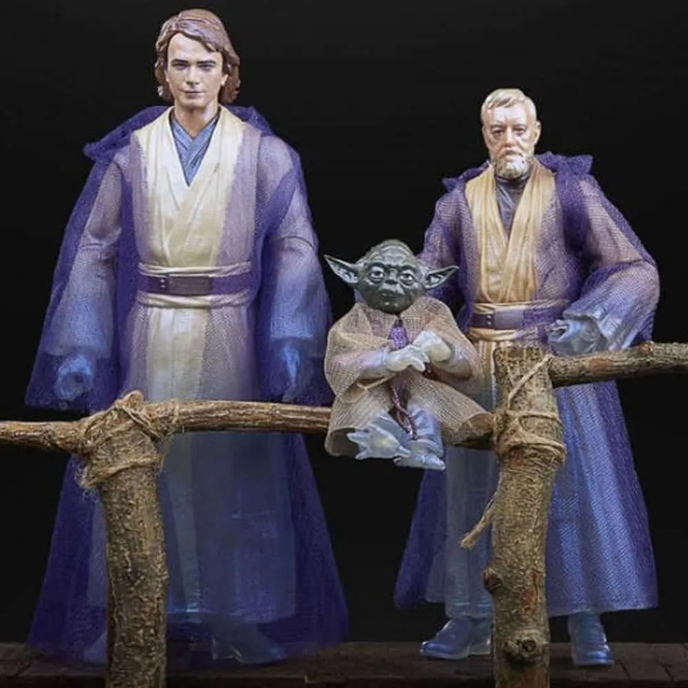 Φιγούρες Δράσης (Σετ 3Τμχ) F6998 Star Wars Anakin Skywalker Yoda Obi-Wan Kenobi 15cm Multi Hasbro