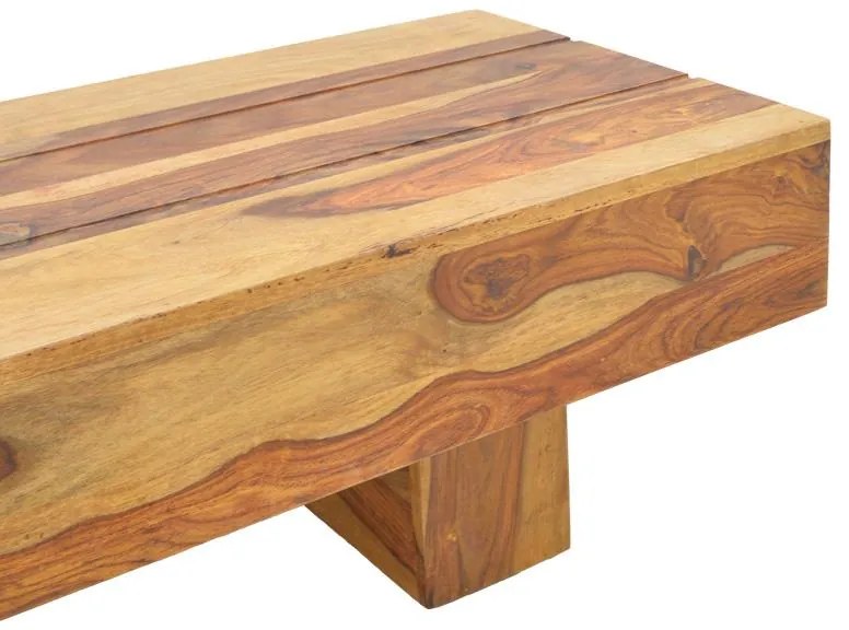 Τραπέζι κήπου Lucca απο Μασίφ Ξύλο Sheesham σε Καρυδί 120x45x30εκ. 120x45x30 εκ.