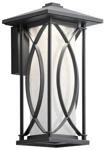 Φανάρι  Απλίκα Φωτιστικό Τοίχου 1xE27 Μαύρο IP44  32cm  Ashbern QN-ASHBERN-S Quintiesse Elstead Lighting-QN-ASHBERN-S-Μαύρο QN-ASHBERN-S