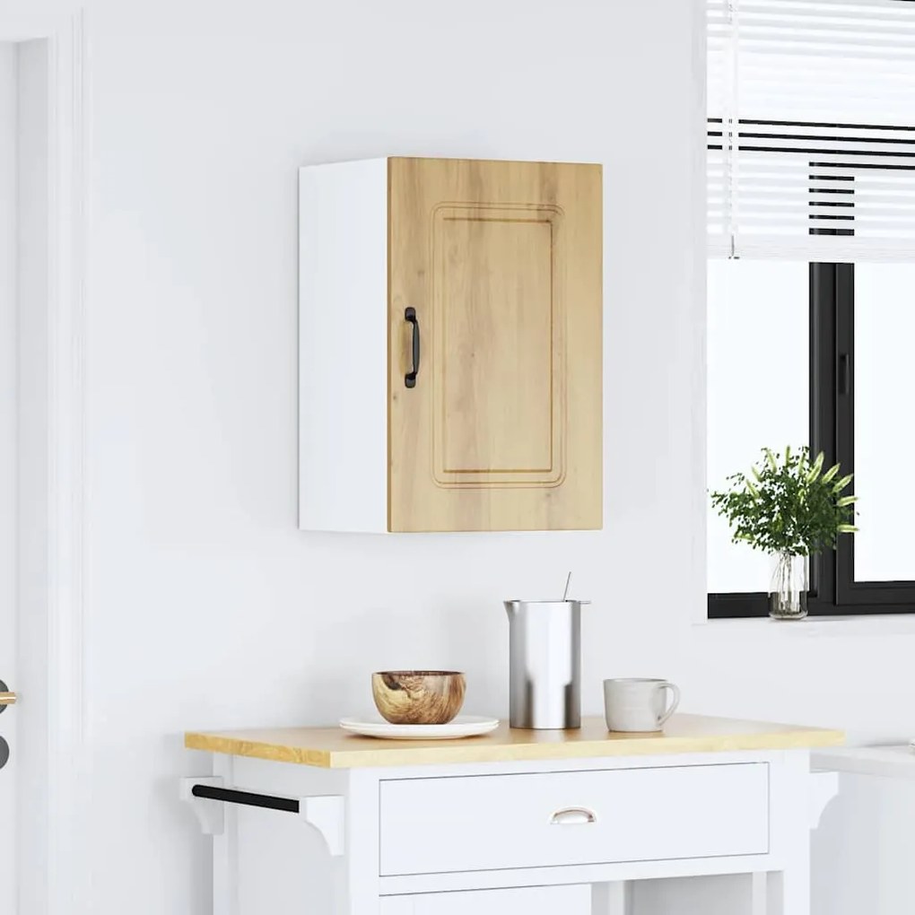 ντουλάπι τοίχου κουζίνας "Kalmar" Artisan Oak Engineered Wood - Καφέ