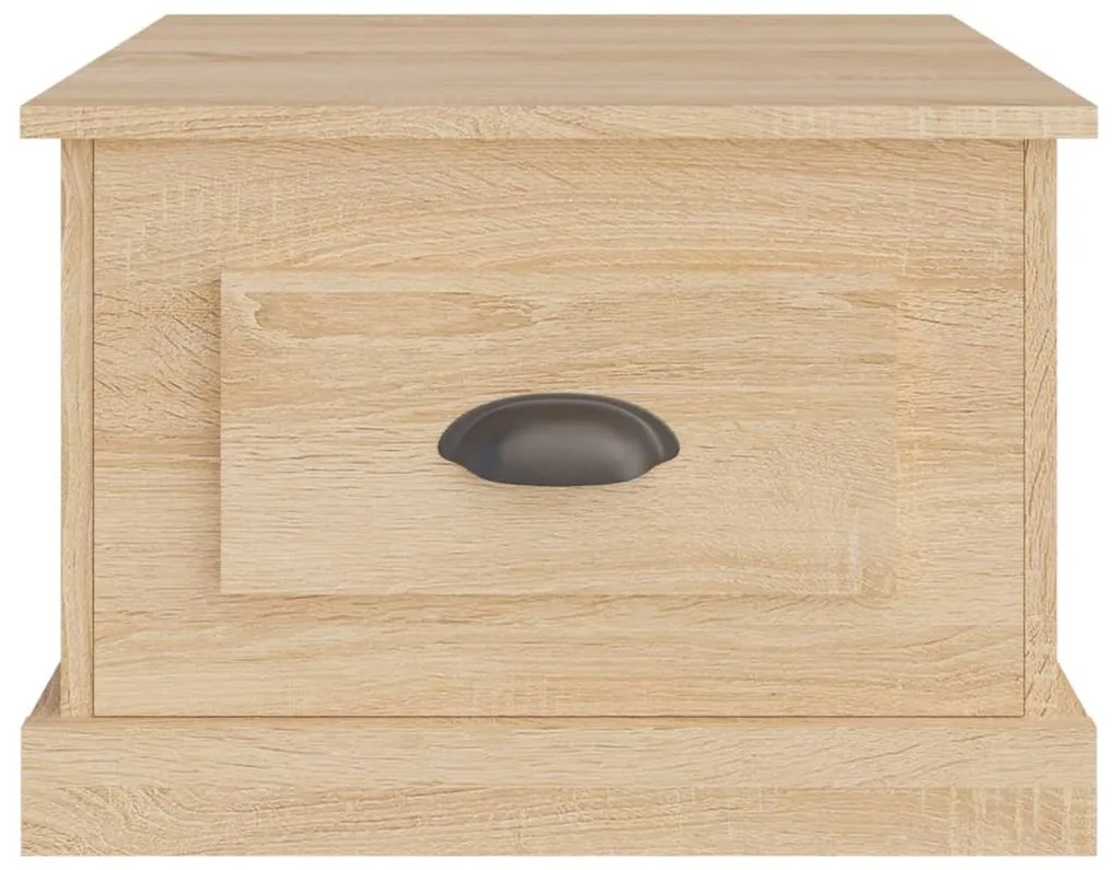 vidaXL Τραπεζάκι Σαλονιού Sonoma Δρυς 50x50x35 εκ. Επεξεργασμένο Ξύλο