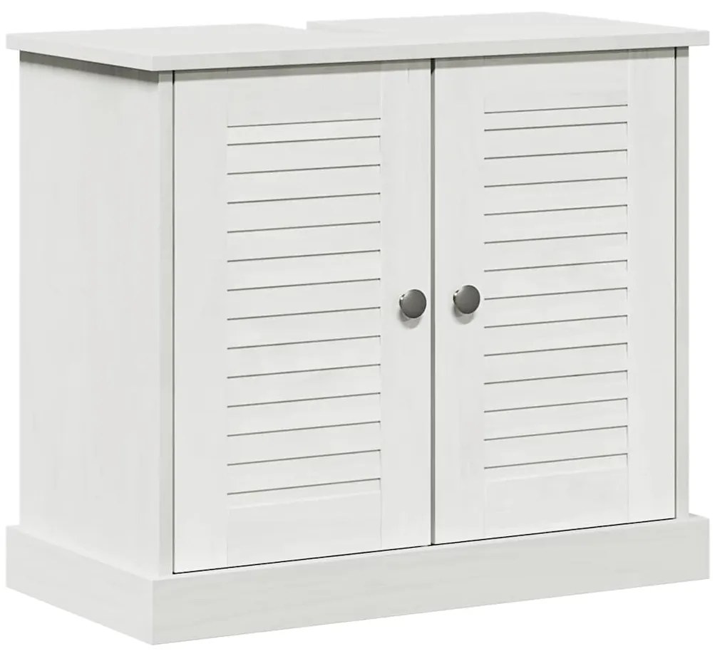 vidaXL Σετ Επίπλων Μπάνιου VIGO 5 pcs Λευκό αντικέ 37 x 34 x 110 εκ