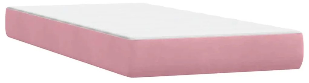 ΚΡΕΒΑΤΙ BOXSPRING ΜΕ ΣΤΡΩΜΑ ΡΟΖ 90X220 ΕΚ. ΒΕΛΟΥΔΙΝΟ 3318398