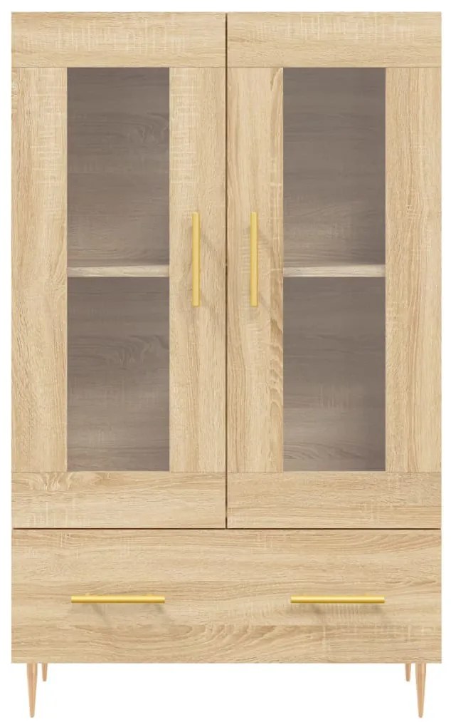 vidaXL Ντουλάπα Sonoma Δρυς 69,5 x 31 x 115 εκ. από Επεξεργασμένο Ξύλο
