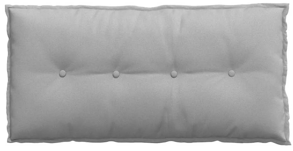 vidaXL Μαξιλάρι Πλάτης Σκίουρος Γκρί 100 x 19 x 50 εκ ύφασμα