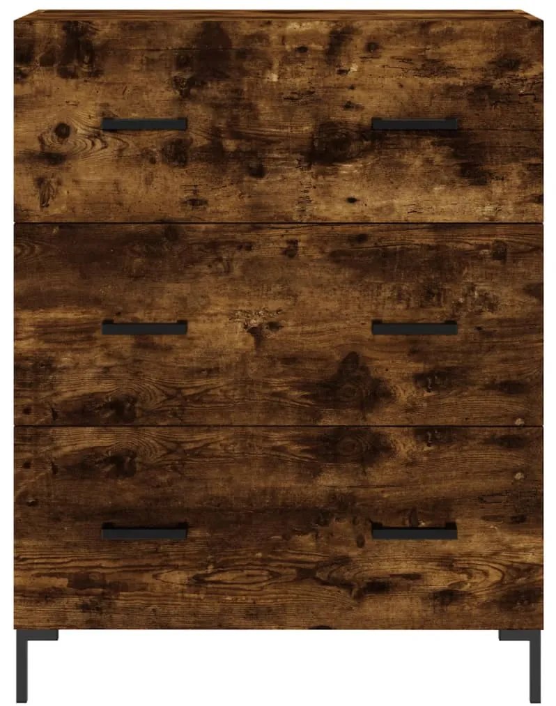 vidaXL Ντουλάπι Καπνιστή Δρυς 69,5 x 34 x 90 εκ. Επεξεργασμένο Ξύλο