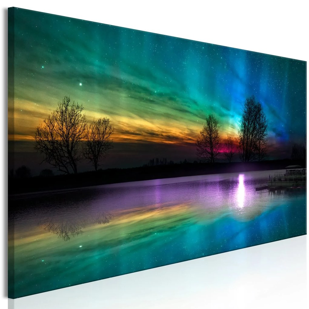 Πίνακας - Rainbow Aurora (1 Part) Narrow 135x45