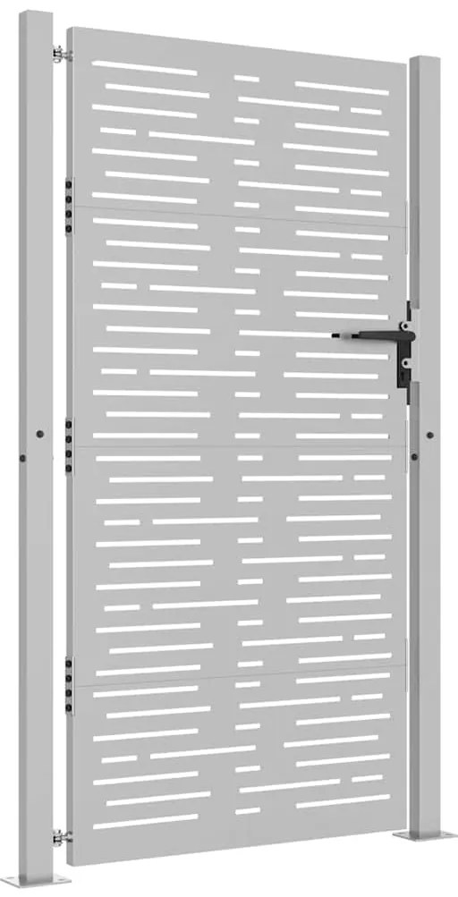 vidaXL Πόρτα Κήπου Τετράγωνη 100x200 εκ. από Ατσάλι Corten