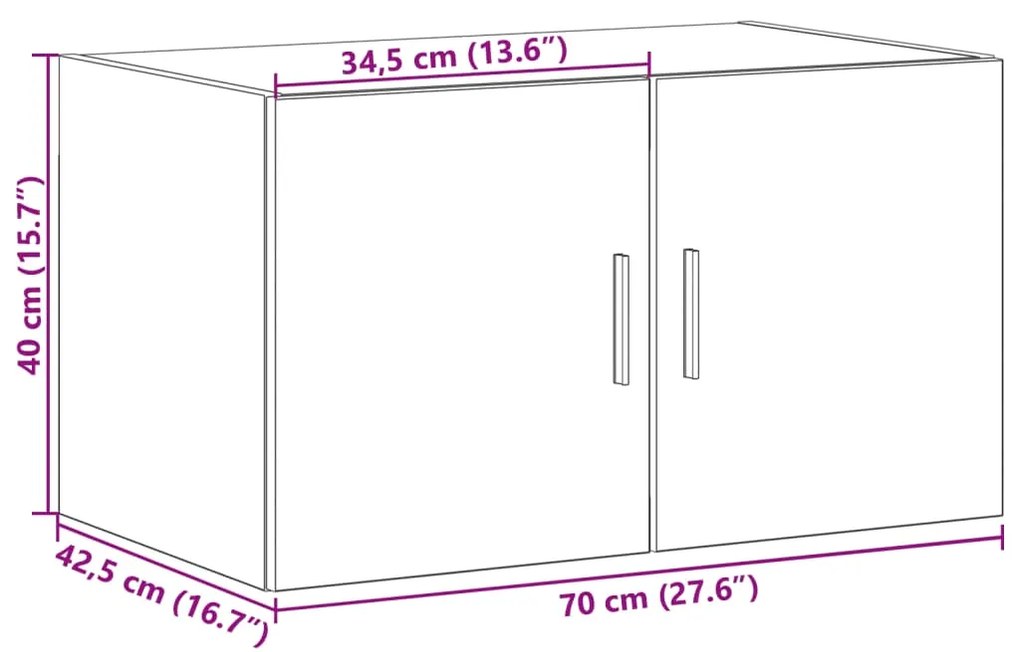 ΝΤΟΥΛΑΠΙ ΤΟΙΧΟΥ ΚΑΦΕ ΔΡΥΣ 70X42,5X40 ΕΚ. ΕΠΕΞΕΡΓΑΣΜΕΝΟ ΞΥΛΟ 846123