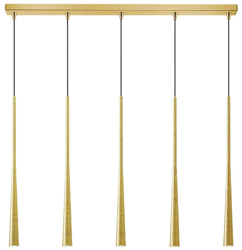 Φωτιστικό Οροφής - Ράγα 01371-12BR G9 100cm Oxidized Gold Luma