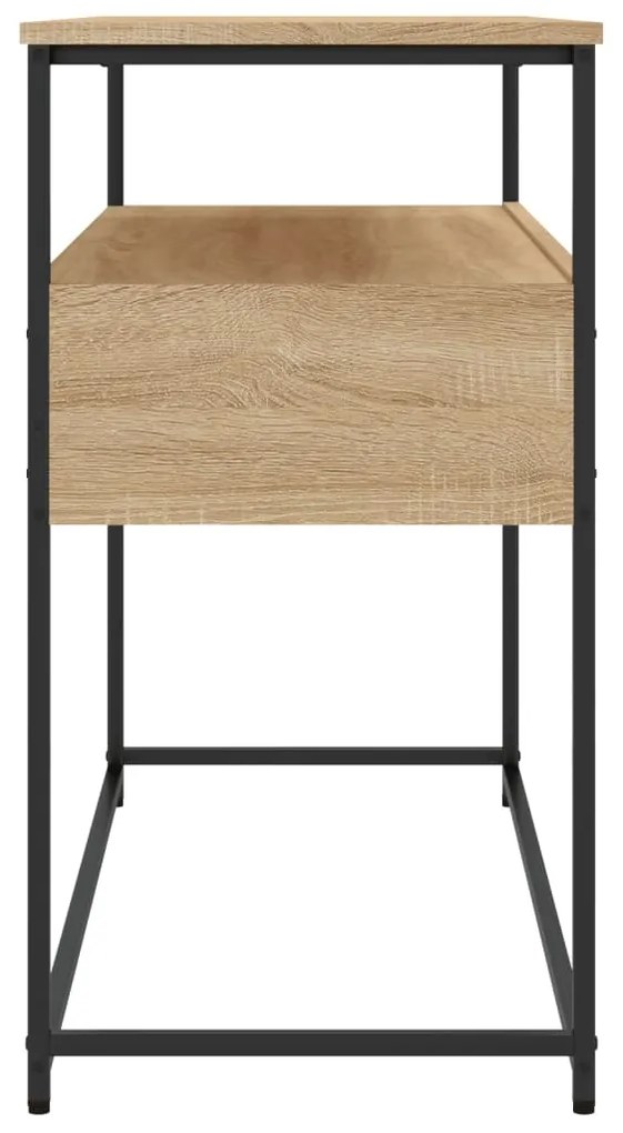 vidaXL Τραπέζι Κονσόλα Sonoma Δρυς 100x40x75 εκ. Επεξεργασμένο Ξύλο
