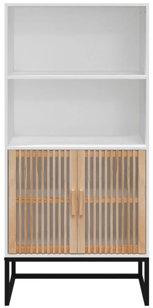 vidaXL Ντουλάπι Λευκό 60 x 35 x 125 εκ. από Επεξεργασμένο Ξύλο