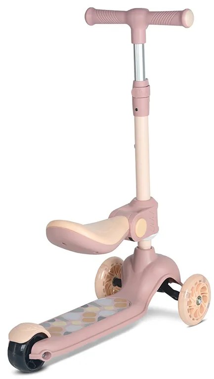 Πατίνι Scooter Jetster Plus Τρίτροχο Με Κάθισμα  Beige  10390240001 Lorelli