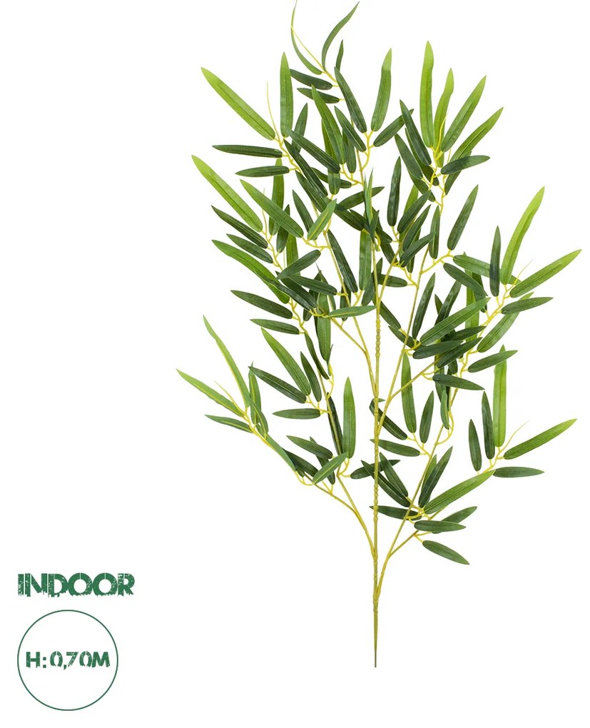 GloboStar® Artificial Garden BAMBOO BRANCH 20227 Τεχνητό Διακοσμητικό Κλαδί Μπαμπού Π50 x Υ70cm