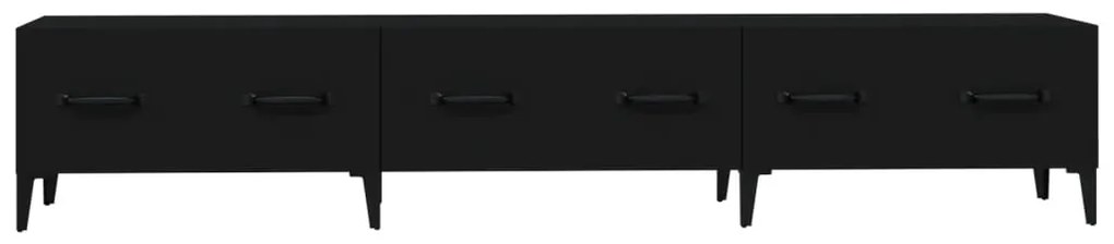 vidaXL Έπιπλο Τηλεόρασης Μαύρο 150x34,5x30 εκ. από Επεξεργασμένο Ξύλο