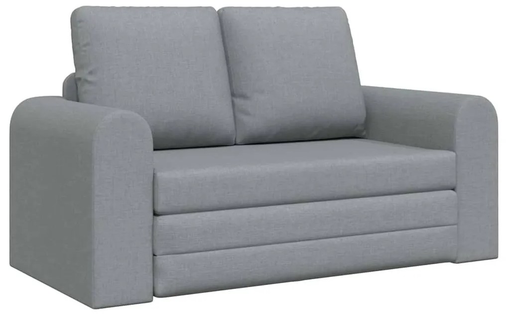vidaXL Κρεβάτι καναπές Ανοιχτό γκρι 148 x 71 x 83 εκ. ύφασμα