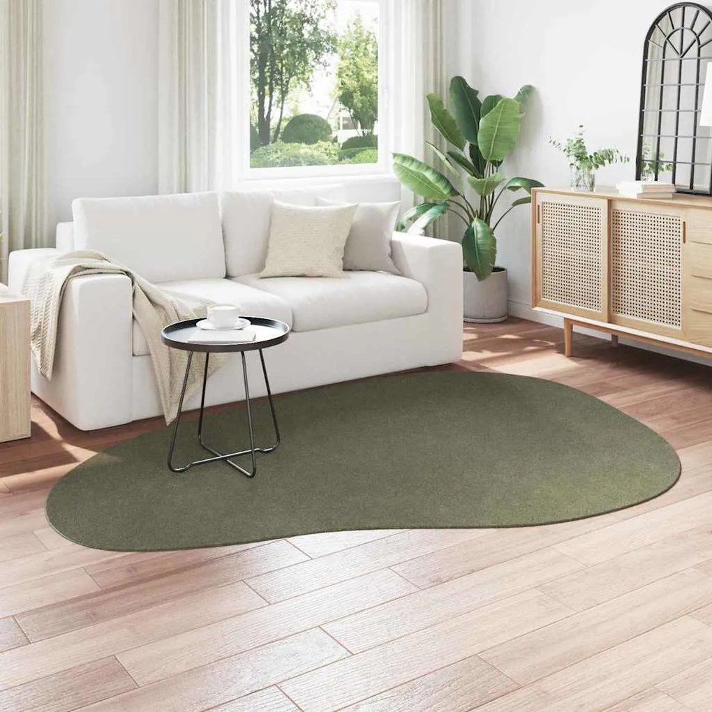vidaXL Χαλί HUARTE Δασικό Πράσινο 160 x 230 cm Πολυεστέρας