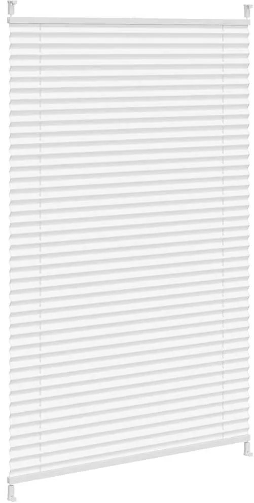 vidaXL Πλισέ στόρι σκίασης 90 x 1125 cm Λευκό
