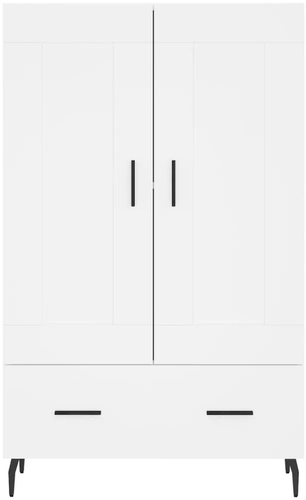 vidaXL Ντουλάπα Λευκή 69,5 x 31 x 115 εκ. από Επεξεργασμένο Ξύλο