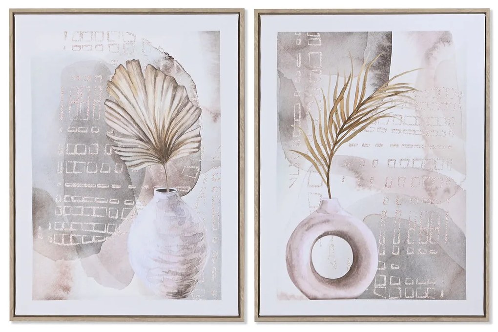 Καμβάς Home ESPRIT πολυστερίνη Καμβάς 45 x 2,5 x 60 cm