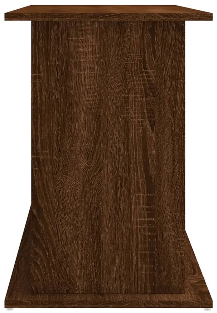vidaXL Βάση Ενυδρείου Καφέ Δρυς 101x41x58 εκ. από Επεξεργασμένο Ξύλο