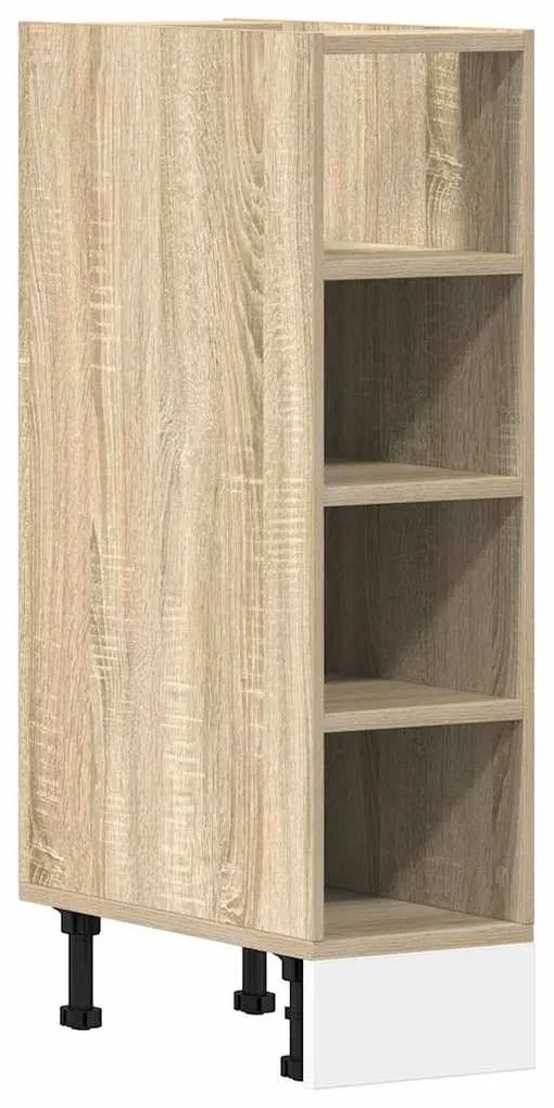 vidaXL Ντουλάπι Δαπέδου Riga Sonoma Δρυς 20x44,5x81,5 εκ. Ξύλο