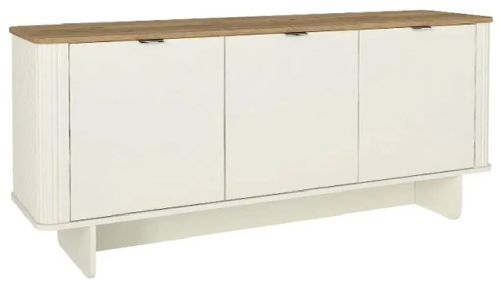 Μπουφές Bohema 0265888 180x47x76,6cm Ivory-Sepet Oak