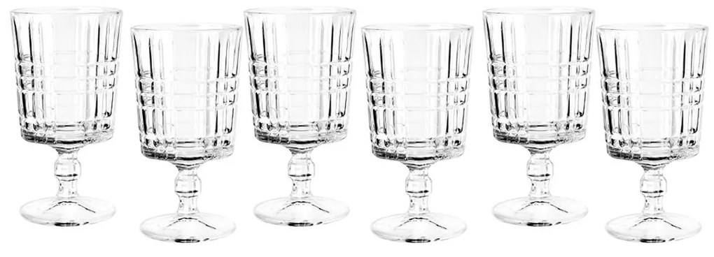 ESTIA Ποτήρι Κρασιού CHESTER ΓΥΑΛΙΝΟ 182ml ΣΕΤ 6 ΤΕΜ