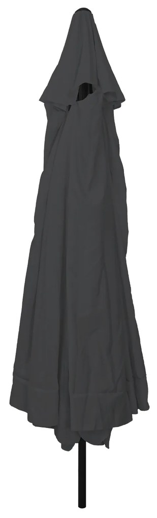 vidaXL Ομπρέλα Κήπου ø395x245 εκ Ανθρακί