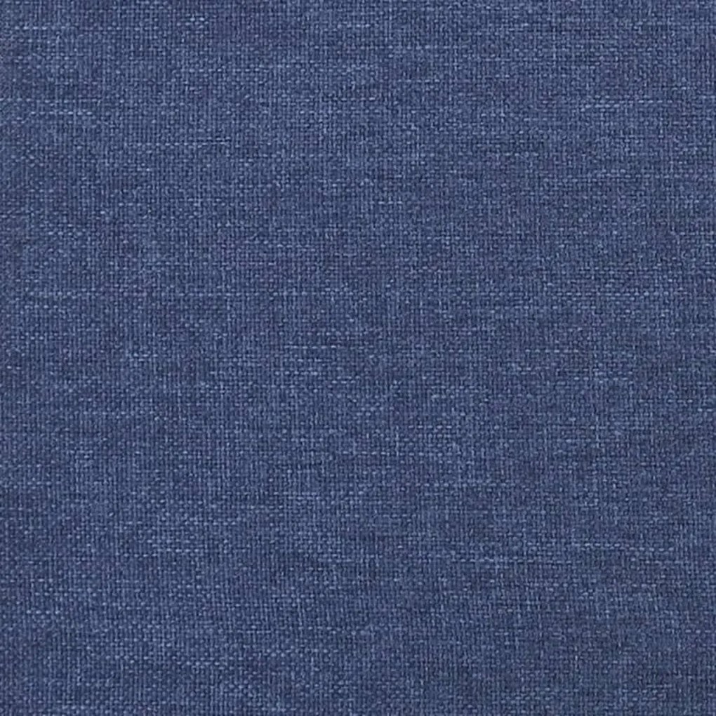 Πλαίσιο Κρεβατιού Μπλε 140 x 190 εκ. Υφασμάτινο - Μπλε