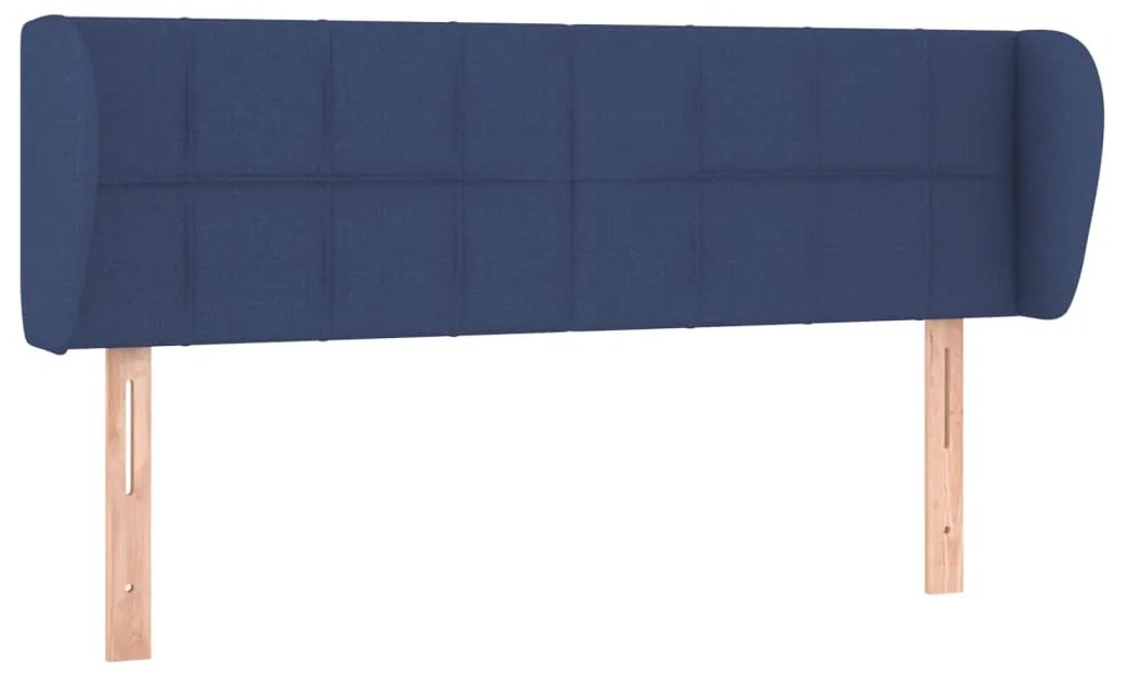 vidaXL Κεφαλάρι με Πτερύγια Μπλε 147 x 23 x 78/88 εκ. Υφασμάτινο
