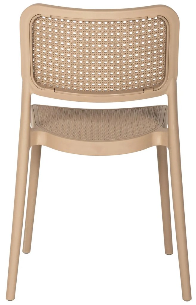 Καρέκλα MEKO C5934.03 Πολυπροπυλενίου Καπουτσίνο 51x52x80Yεκ. 51x52x80 εκ.