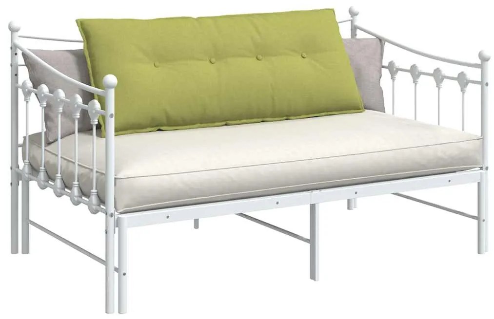 vidaXL Μαξιλάρι Πλάτης Ανοιχτό Πράσινο 120 x 19 x 50 εκ ύφασμα