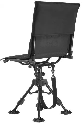 VEVOR Hunting Chair 360° Swivel Folding Blind Chair Adjustable Legs Seat Cover