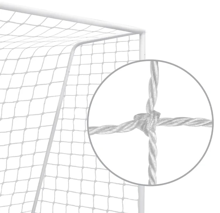Σετ Δίχτυα Mini Soccer Με Στριφτό Νήμα 2.5mm 500x200cm 2 τμχ 44923
