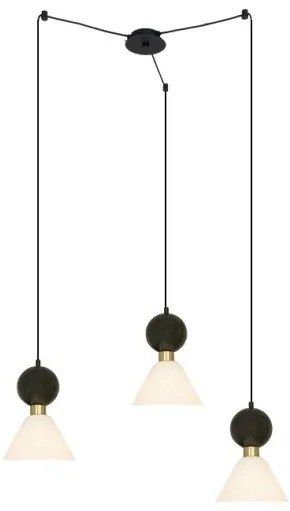 Κρεμαστό Φωτιστικό Οροφής 140cm 3xE14 15W IP20 Zambelis-23249-Μαύρο 23249