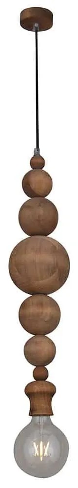 Φωτιστικό Οροφής Κρεμαστό HL-039R-1P 77-2735 Melody Aged Wood  Homelighting Wood