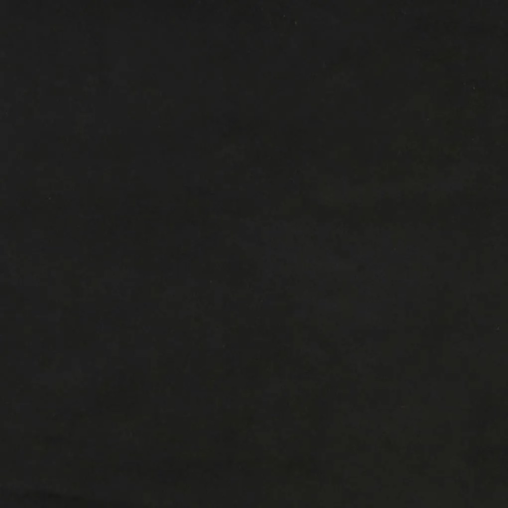 vidaXL Κεφαλάρι με Πτερύγια Μαύρο 93 x 23 x 118/128 εκ. Βελούδινο