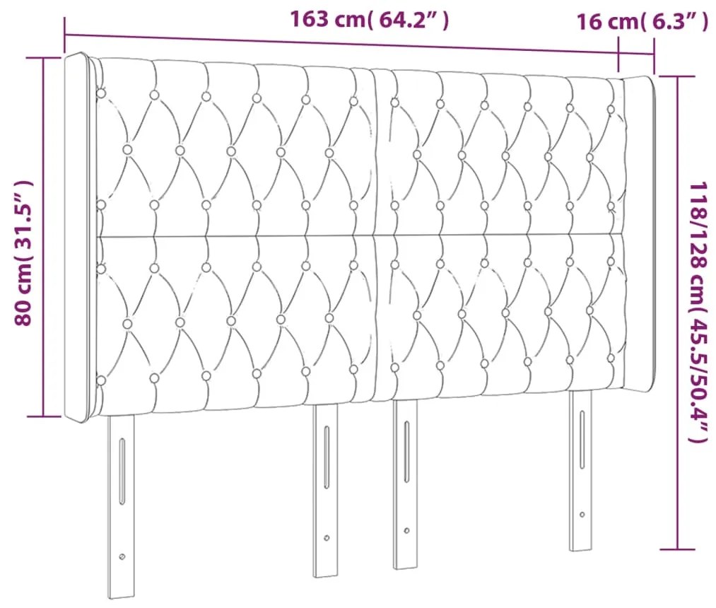 ΚΕΦΑΛΑΡΙ ΜΕ ΠΤΕΡΥΓΙΑ TAUPE 163X16X118/128 ΕΚ. ΥΦΑΣΜΑΤΙΝΟ 3119926