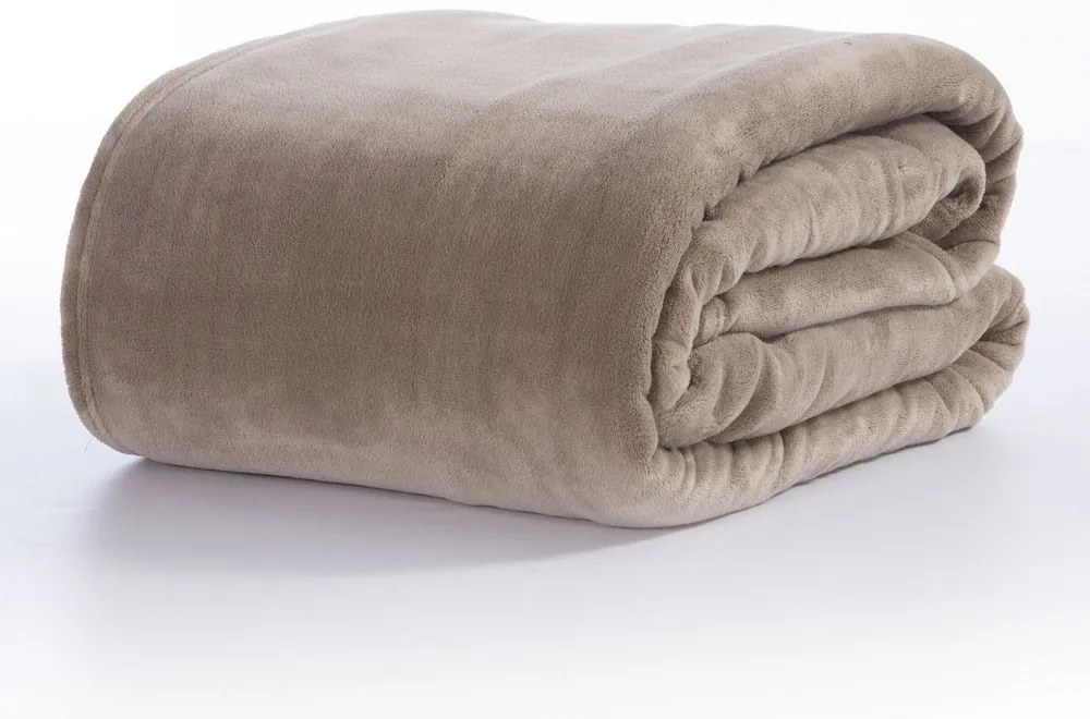 Κουβέρτα Fleece Cosy Beige Nef-Nef Queen Size 220x240cm Πολυέστερ