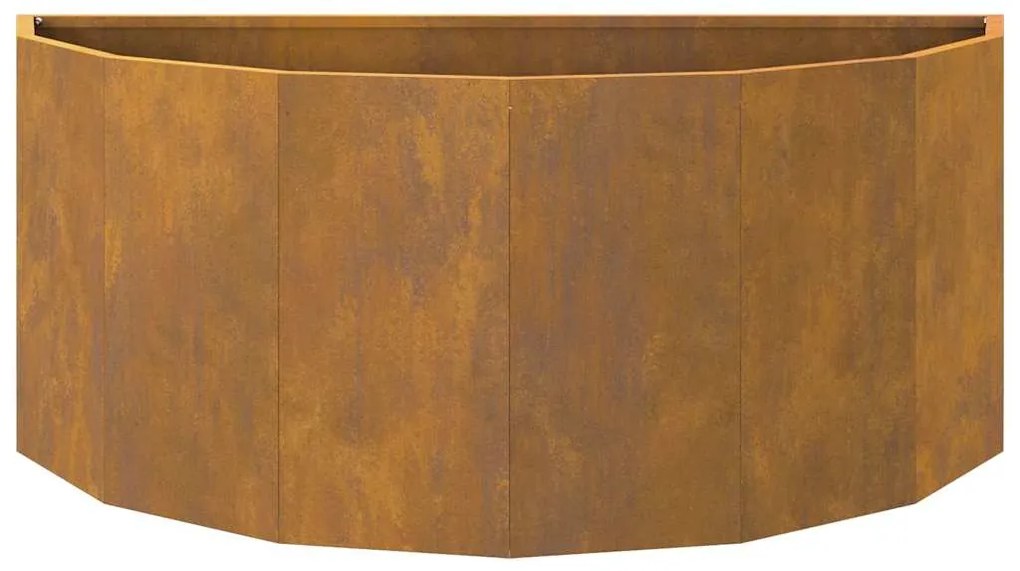 vidaXL Γλάστρα Σκ rusty 90 x 45 x 35 cm Ατσάλι Σκληρυθέν στον Αέρα