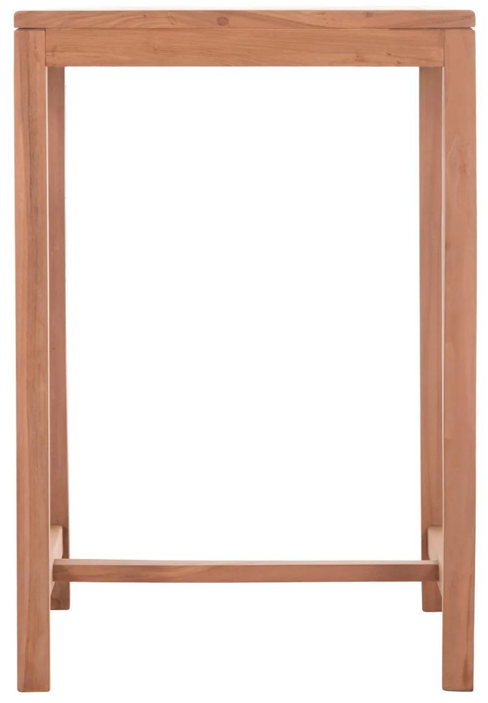 Τραπέζι Μπάρ Τετράγωνο PRESSCOT C18113 Ξύλο Teak Φυσικό 70x70x105Υ εκ. 70x70x105 εκ.