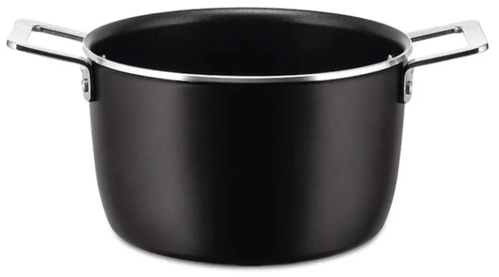 Κατσαρόλα Βαθιά Pots&amp;Pans AJM101/20B Φ20cm Black Alessi 20cm Aluminium