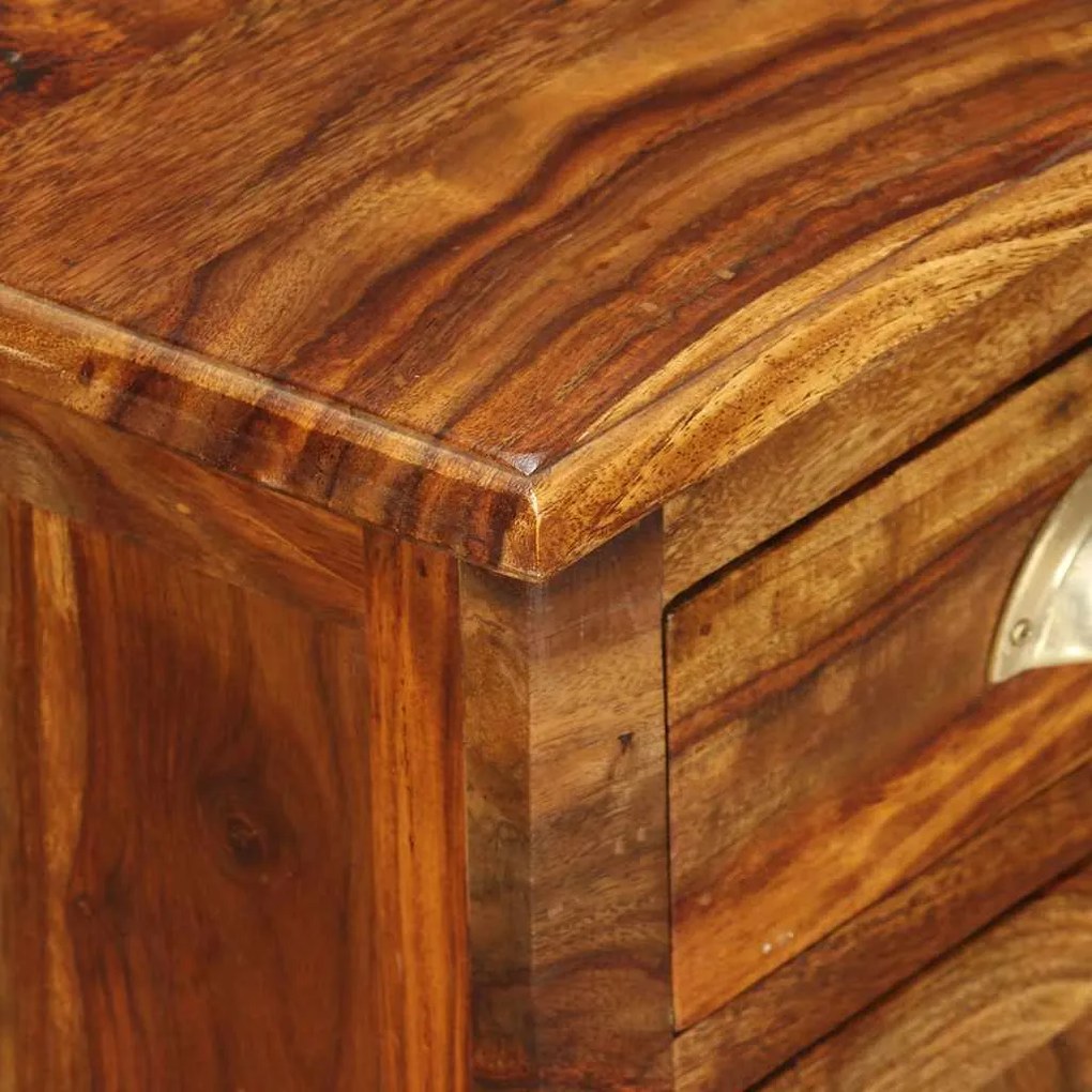 vidaXL Κομοδίνο 40 x 30 x 50 εκ. από Μασίφ Ξύλο Ακακίας